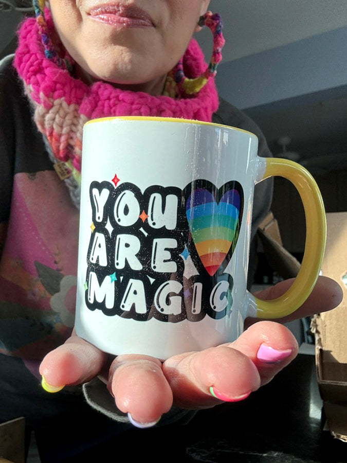 You Are Magic Mug with Color Inside