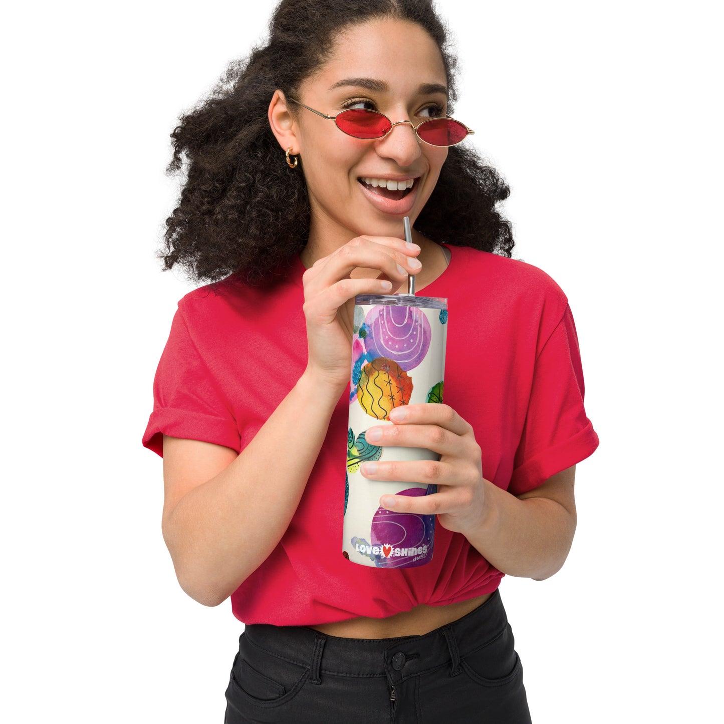 Dreamy Watercolor Design Stainless Steel Hot Cold 20oz Tumbler