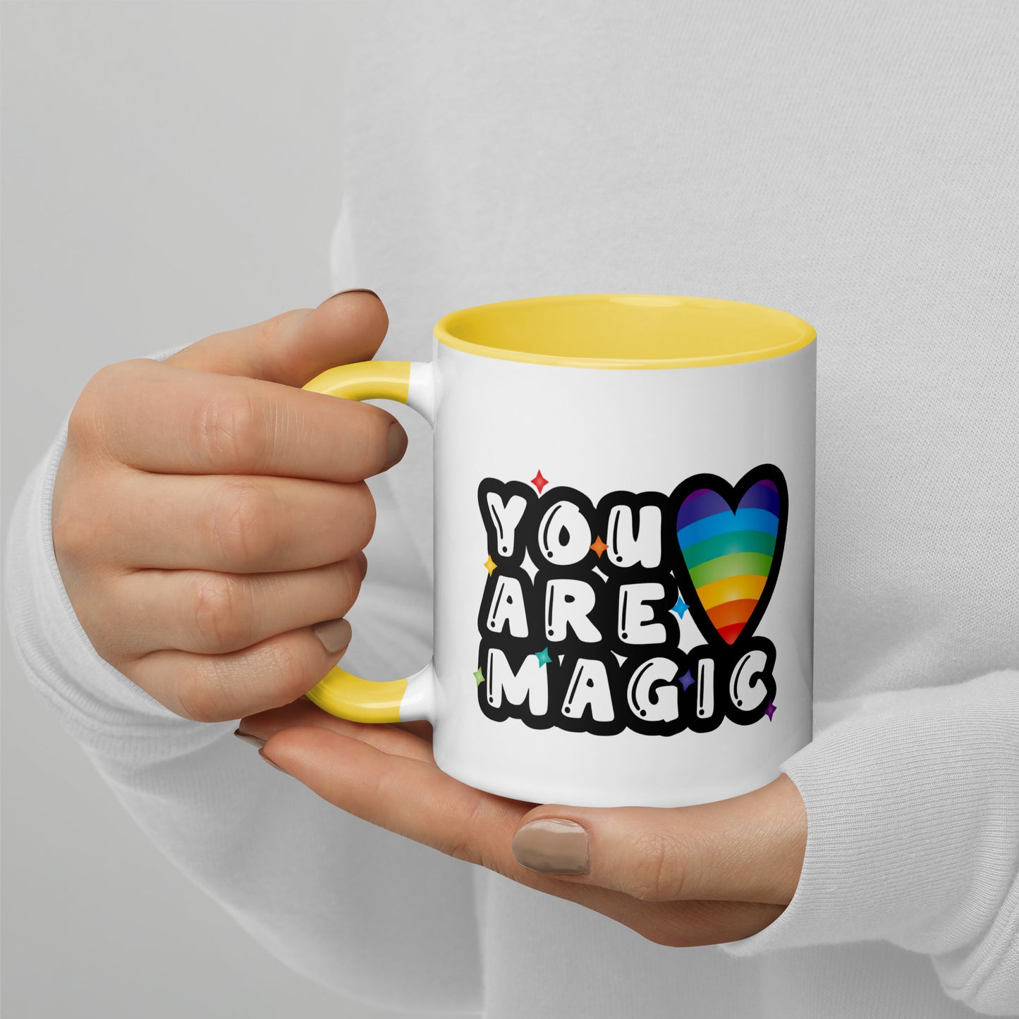 You Are Magic Mug with Color Inside