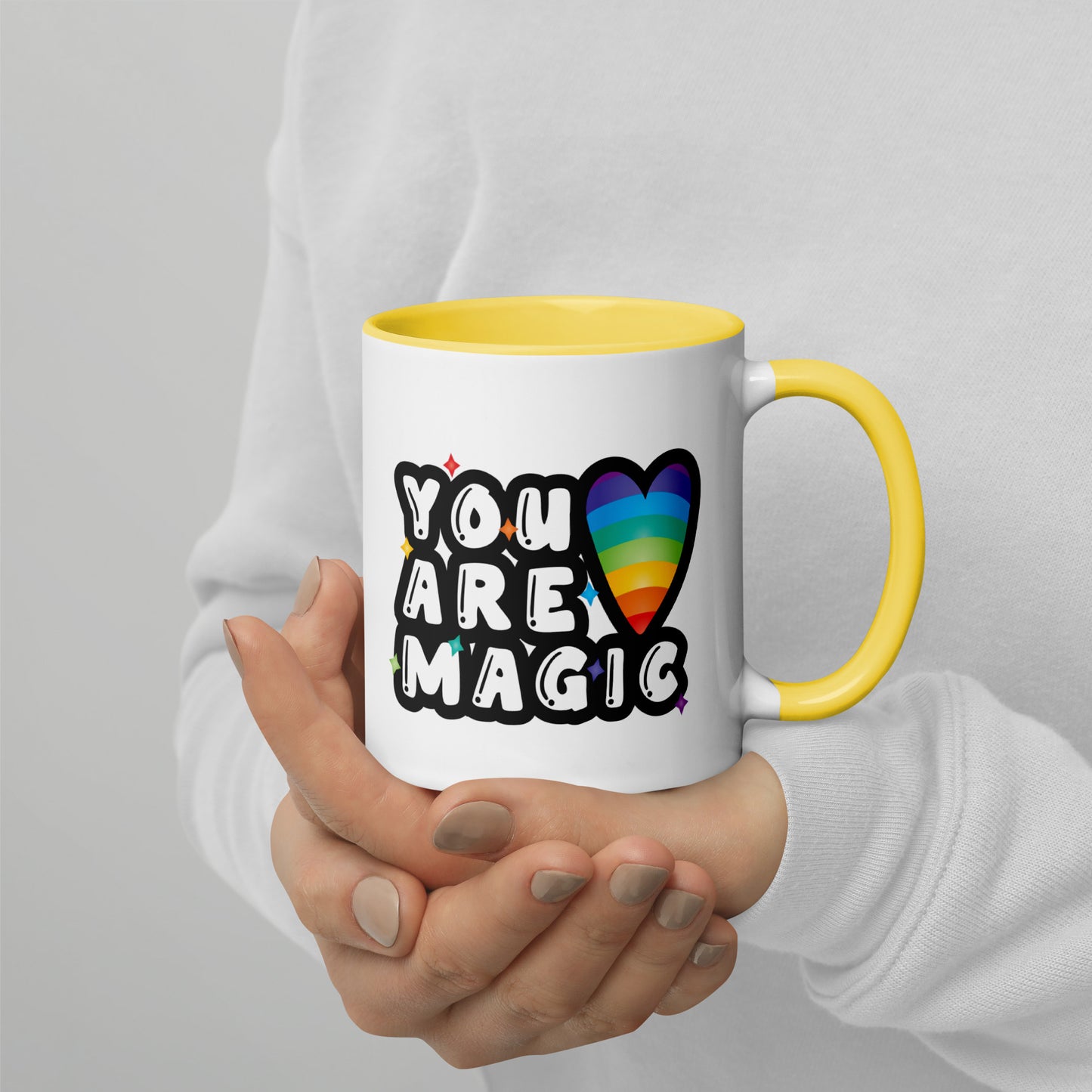 You Are Magic Mug with Color Inside