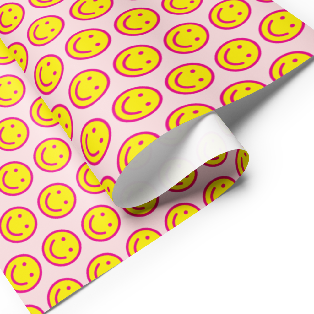 Loveshinescreates Happy Wrapping Paper Sheets - Set of 3