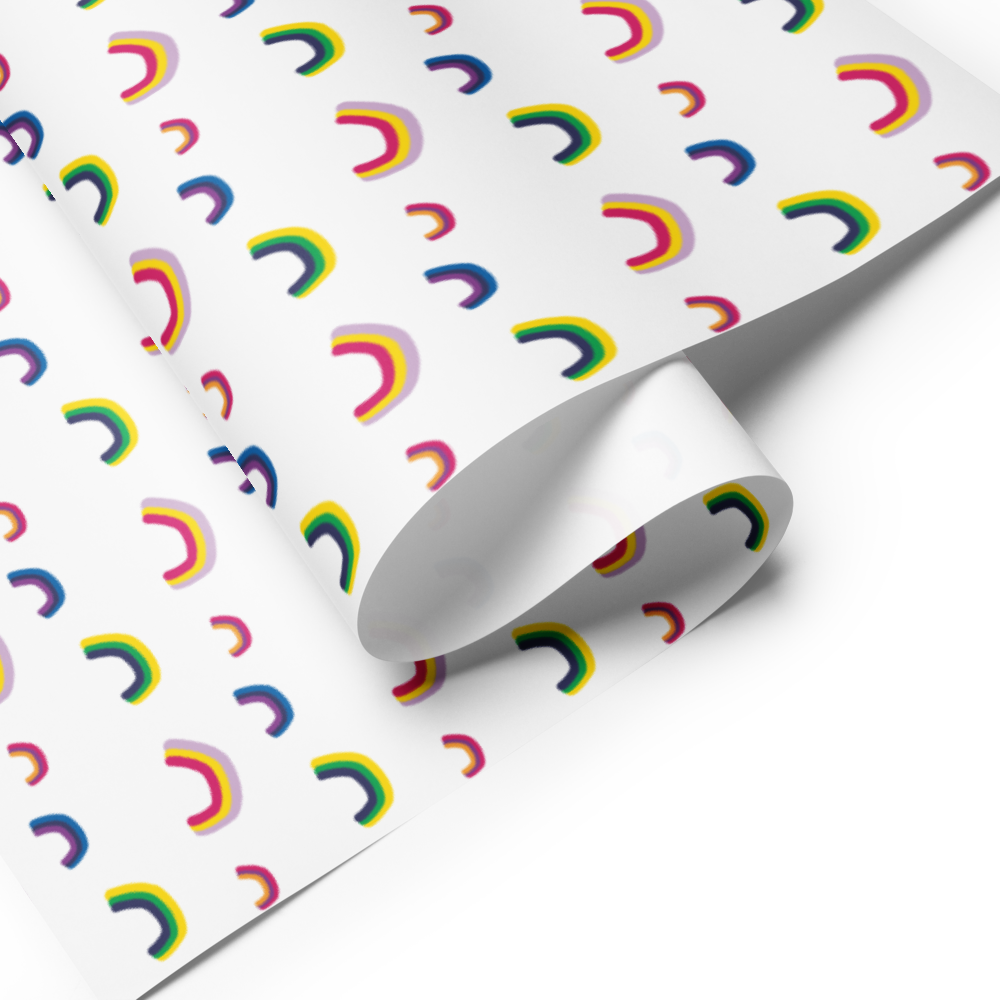 Loveshinescreates Happy Wrapping Paper Sheets - Set of 3