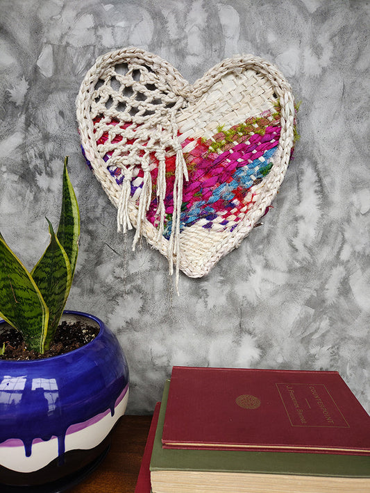 Yarny Hearts - Serene Cream, Metallic Gold and Pops o Color by WonderRach Designs