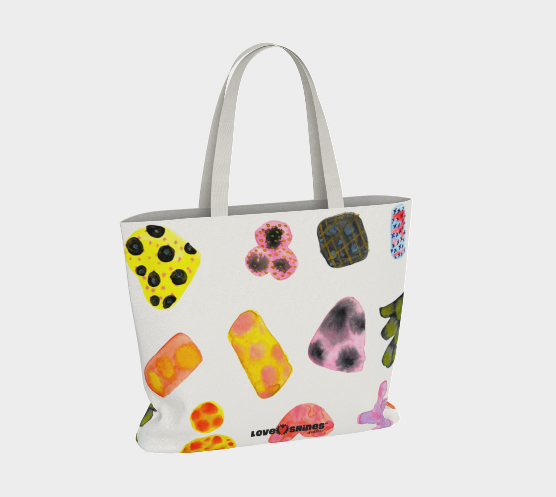 Loveshinescreates Squiggle Large Tote
