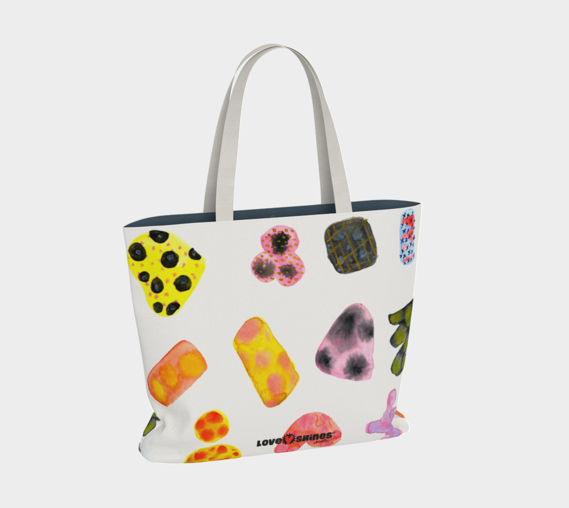 Loveshinescreates Squiggle Large Tote