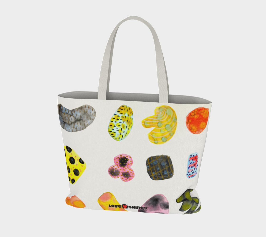 Loveshinescreates Squiggle Large Tote
