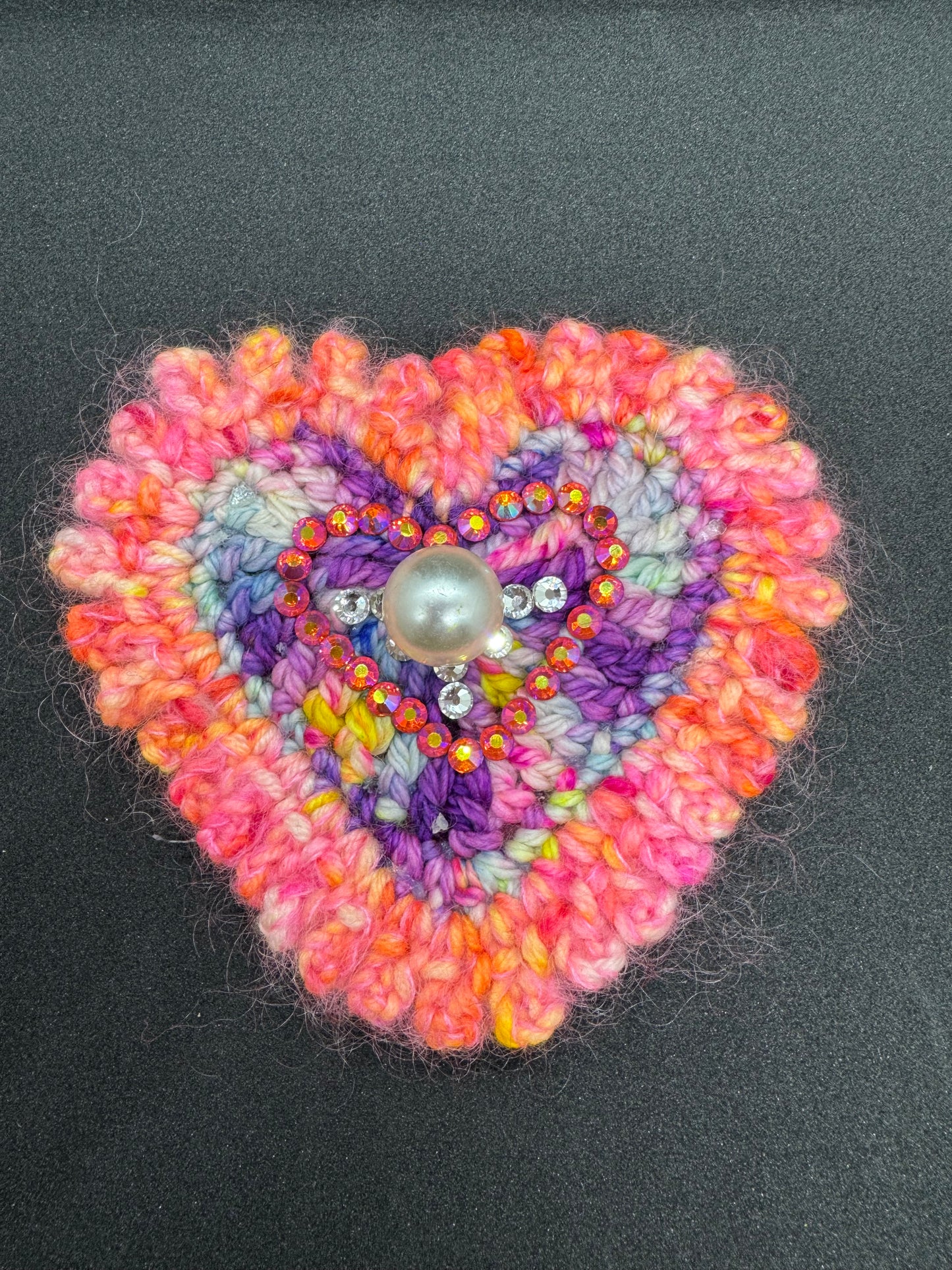 Handmade Flower and Heart Magnetic Pins