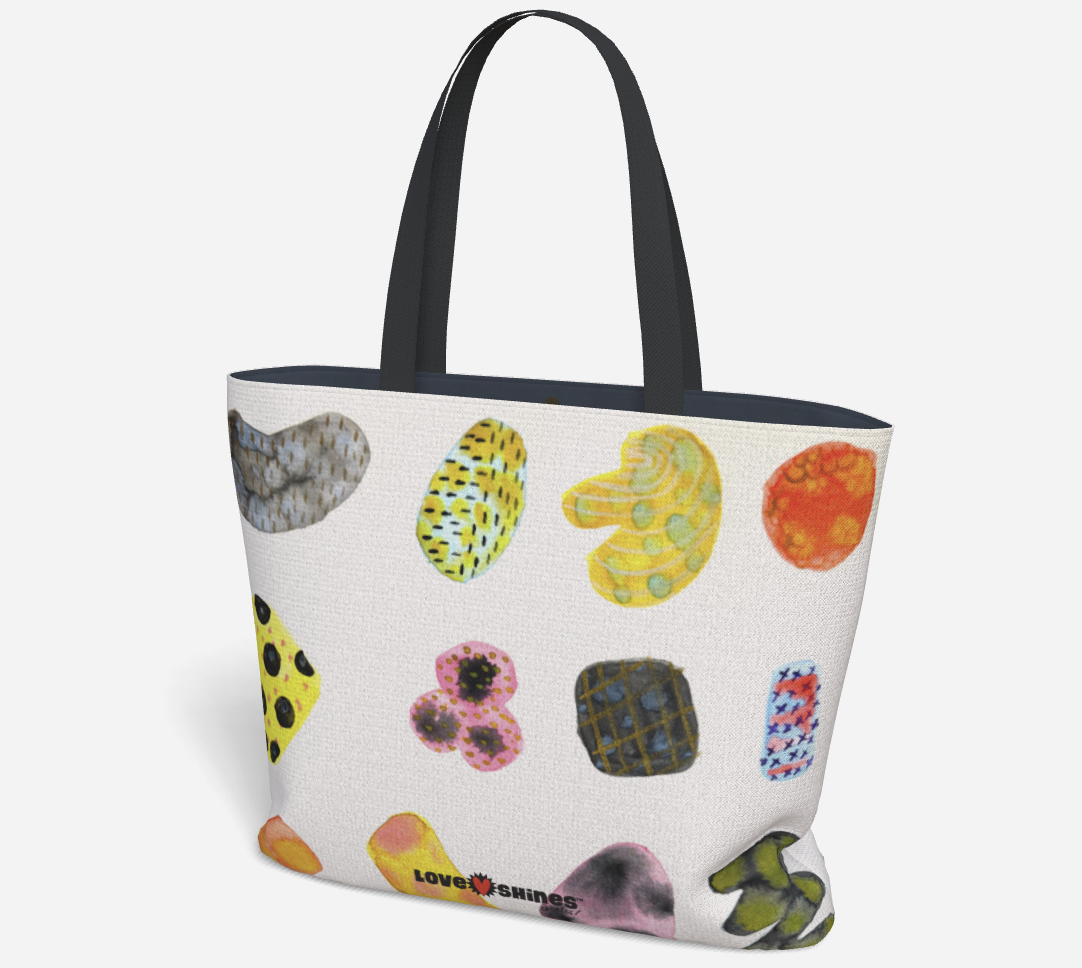Loveshinescreates Squiggle Large Tote