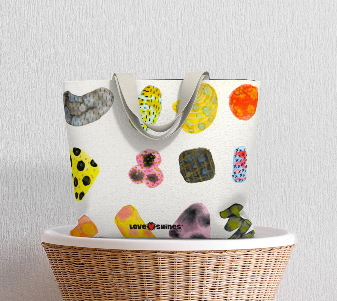 Loveshinescreates Squiggle Large Tote