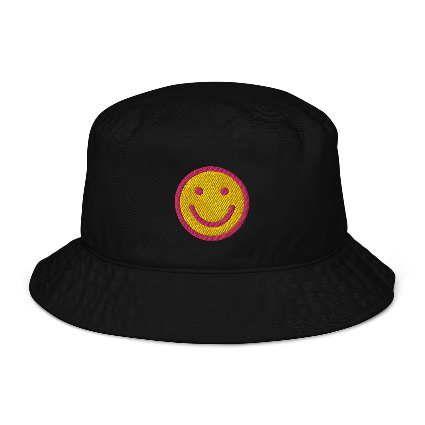 Happy Smiley Face Organic bucket hat