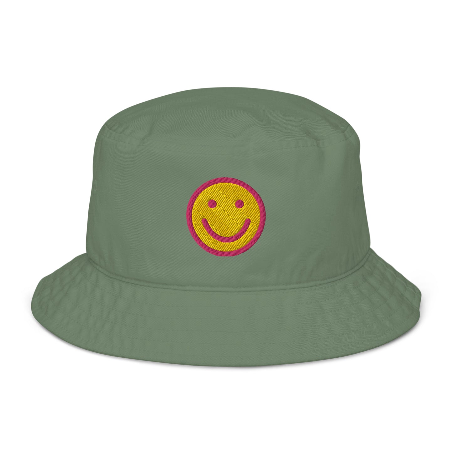Happy Smiley Face Organic bucket hat