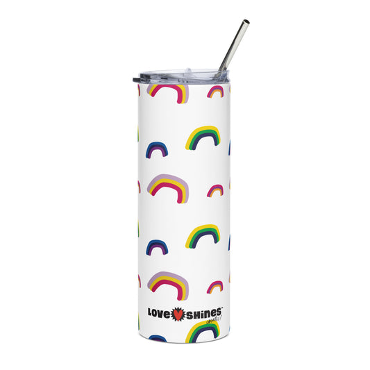 RAINBOW design Stainless Steel Hot Cold 20oz Tumbler