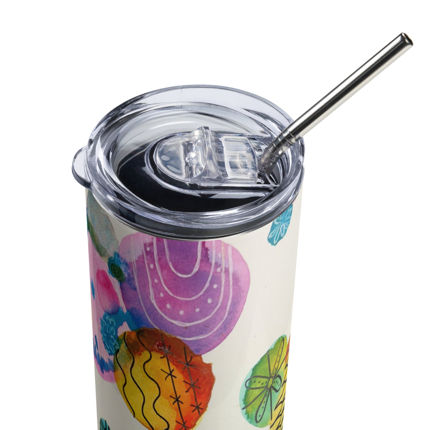 Dreamy Watercolor Design Stainless Steel Hot Cold 20oz Tumbler